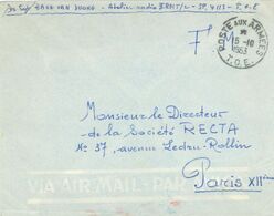 Poste Aux Armees - T.O.E. Théâtres D'Opérations Extérieurs Ausseneinsätze - Soc. Recta Paris - 1953 - Guerra De Indochina/Vietnam