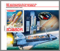 DJIBOUTI 2020 MNH 30 Years Hubble Space Telescope S/S - OFFICIAL ISSUE - DHQ2028 - Africa