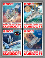 DJIBOUTI 2020 MNH 30 Years Hubble Space Telescope 4v - IMPERFORATED - DHQ2028 - Afrika