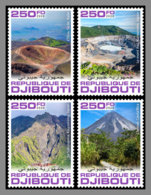 DJIBOUTI 2020 MNH Volcanoes Vulkane Volcans 4v - IMPERFORATED - DHQ2030 - Volcanos