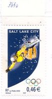 PIA  -  FRANCE  -  2002  : Olimpiadi Invernali A Salt Lake City   -  (Yv  3460) - Hiver 2002: Salt Lake City