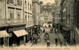 Morlaix * Rue Carnot Et Place Viarmes * Commerce Cycles & Automobiles * Magasins - Morlaix