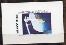 MEXICO 1985 SC# 1423 MNH -MORELOS AND TELECOMUNICATIONS SATELITE LAUNCH - IMPER. - North  America