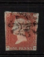 GB Victoria Penny Red Imperf  ;  ;  Maltese Cross.  Good Used - Used Stamps