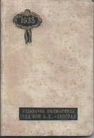 Calendar KA000024 - Professor's Book Yugoslavia 1935 - Grand Format : 1921-40