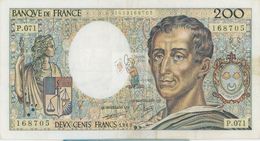 MONTESQUIEU 200 FRANCS - 1989 - P.071 - O - COTE IPCbanknotes: 20 Euros - 200 F 1981-1994 ''Montesquieu''