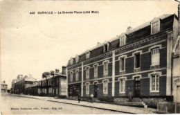 CPA Ourville - La Grande Place (105876) - Ourville En Caux