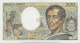 MONTESQUIEU 200 FRANCS - 1989 - C.071 - O° - COTE IPCbanknotes: 35 Euros - 200 F 1981-1994 ''Montesquieu''