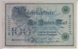 (D1174) Geldschein Reichsbanknote 100 Mark 1908 - Other & Unclassified