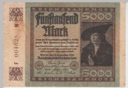 (D1166) Geldschein Reichsbanknote 5000 Mark 1922 - Otros & Sin Clasificación