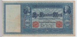(D1098) Geldschein Reichsbanknote, 100 Mark 1910 - Otros & Sin Clasificación