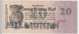 (D1075) Geldschein Reichsbanknote, 20 Millionen Mark 1923, Inflation - Andere & Zonder Classificatie