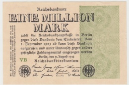 (D1047) Geldschein Reichsbanknote, 1 Millionen Mark 1923, Inflation - Otros & Sin Clasificación