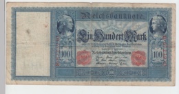 (D1014) Geldschein Reichsbanknote, 100 Mark 1910 - Sonstige & Ohne Zuordnung