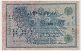 (D1010) Geldschein Reichsbanknote, 100 Mark 1908 - Otros & Sin Clasificación