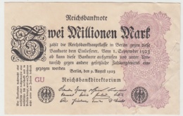 (D1004) Geldschein Reichsbanknote, 2 Millionen Mark 1923, Inflation - Autres & Non Classés