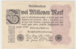 (D1003) Geldschein Reichsbanknote, 2 Millionen Mark 1923, Inflation - Autres & Non Classés