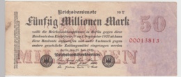 (D978) Geldschein Reichsbanknote, 50 Millionen Mark 1923, Inflation - Sonstige & Ohne Zuordnung