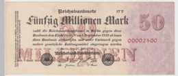 (D976) Geldschein Reichsbanknote, 50 Millionen Mark 1923, Inflation - Andere & Zonder Classificatie