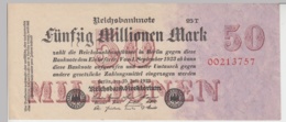 (D971) Geldschein Reichsbanknote, 50 Millionen Mark 1923, Inflation - Sonstige & Ohne Zuordnung