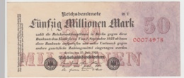 (D967) Geldschein Reichsbanknote, 50 Millionen Mark 1923, Inflation - Sonstige & Ohne Zuordnung