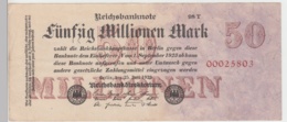 (D966) Geldschein Reichsbanknote, 50 Millionen Mark 1923, Inflation - Sonstige & Ohne Zuordnung