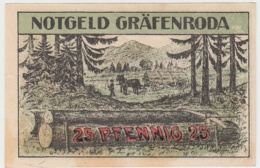 (D959) Notgeld Der Gemeinde Gräfenroda, 25 Pfennig - Sonstige & Ohne Zuordnung