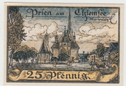 (D939) Notgeld Der Stadt Prien A. Chiemsee, 25 Pfennig - Other & Unclassified