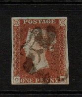 GB Victoria Penny Red Imperf  ;  ;  Maltese Cross. 4 Margin Fine Used - Gebraucht