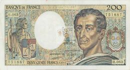 MONTESQUIEU 200 FRANCS - 1989 - H.063 - O° - COTE IPCbanknotes: 35 Euros - 200 F 1981-1994 ''Montesquieu''