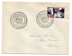 1959-Cachet  Commémoratif  Saverne-67 "9° Congrès Des A.S.O.R  6E Ron Mre " Tp N°996 école Militaire  St Cyr--verso - Commemorative Postmarks