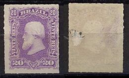 Brazil Brasil Mi# 39 * 20R Dom Pedro 1877 - Unused Stamps