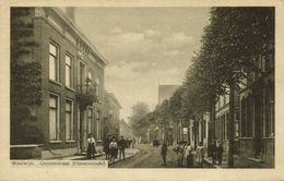 Nederland, WAALWIJK, Grootestraat (Haveneinde) Met Volk (1920) Ansichtkaart - Waalwijk