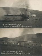 2 Real Photo Bou Ikordane Morocco 1918  Crash Of 4413 . Accident Biplan. Photo Chauffourier . - Accidents