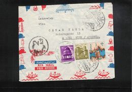 Egypt 1970 Interesting Airmail Letter - Brieven En Documenten
