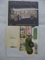 AUTOBUS RENAULT TN6 De 1930 : Carte Maquette Neuve - Edition 1991 - Camiones, Buses Y Construcción
