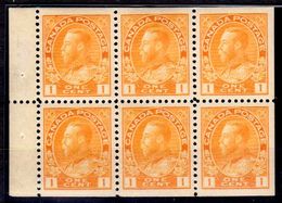 B231-Canada 1918-25 (++/+o) MNH/LH - Un Valore Linguellato - Senza Difetti Occulti - - Pagine Del Libretto