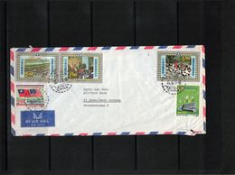 Taiwan 1976 Interesting Airmail Letter - Lettres & Documents