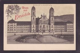 CPA Suisse Helvétia Schweiz Svizzera Non Circulé Litho Gruss Canton De Schwyz EINSIEDELN - Einsiedeln