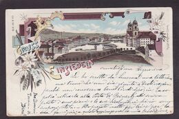 CPA Suisse Helvétia Schweiz Svizzera Circulé En 1898 Litho Gruss Canton De Schwyz EINSIEDELN - Einsiedeln