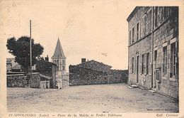 Saint Appolinard       42        Place De La Mairie Et Ecoles Publiques      (voir Scan) - Andere & Zonder Classificatie