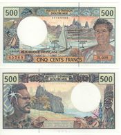 FRENCH PACIFIC TERRITORIES   Attractive 500 Francs   ND ( 1992 )  P 1c  UNC - Territoires Français Du Pacifique (1992-...)