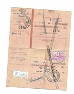 Ontvangkaart /Carte Récépisse N° 770  GENT 1951 Met Roulette Dubbele Kruising - 1948 Exportación