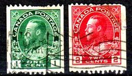 B235-Canada 1911-18 (o) Used - Senza Difetti Occulti - - Roulettes