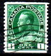 B236-Canada 1911-18 (o) Used - Senza Difetti Occulti - - Roulettes