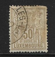 LUXEMBURGO - CLÁSICO. Yvert Nº 56 Usado Y Defectuoso - 1882 Allégorie