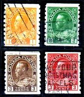 B244-Canada 1918-25 (o) Used - Senza Difetti Occulti - - Coil Stamps