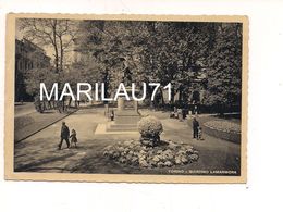 M9613 PIEMONTE TORINO Viaggiata 1953 GIARDINO LAMARMORA - Parcs & Jardins