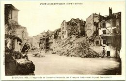 Pont-de-Beauvoisin (38) - Les Français Font Sauter Le Pont François 1er (23-06-1940) (1) (+ Détail Légende) - Sonstige & Ohne Zuordnung