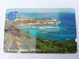 BARBADOS   $4- Gpt Magnetic     BAR-1A 1CBDA   COASTLINE   MINT  Card  ** 2856** RR - Barbados (Barbuda)
